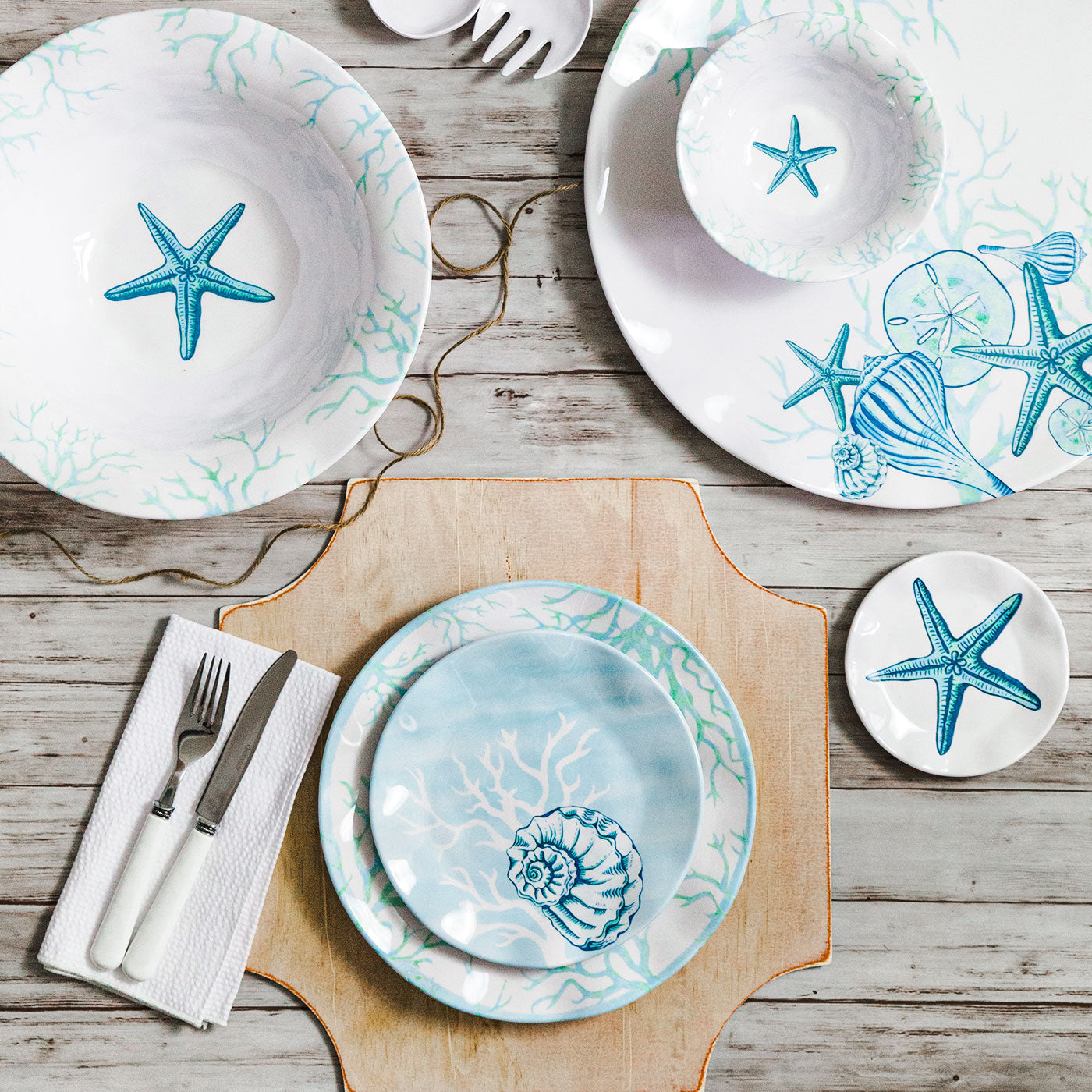 Captiva Sea Life Melamine Snack Bowl Set – Q Home