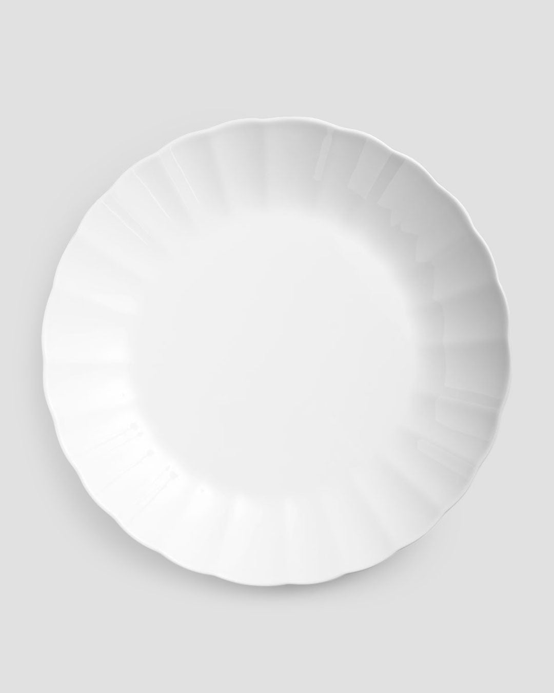 Large White Patio Melamine Serving Platter