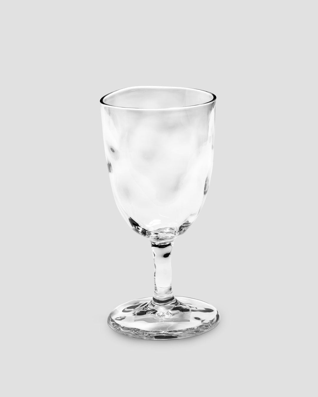 Ruffle Clear Tritan Acrylic Wine Glass