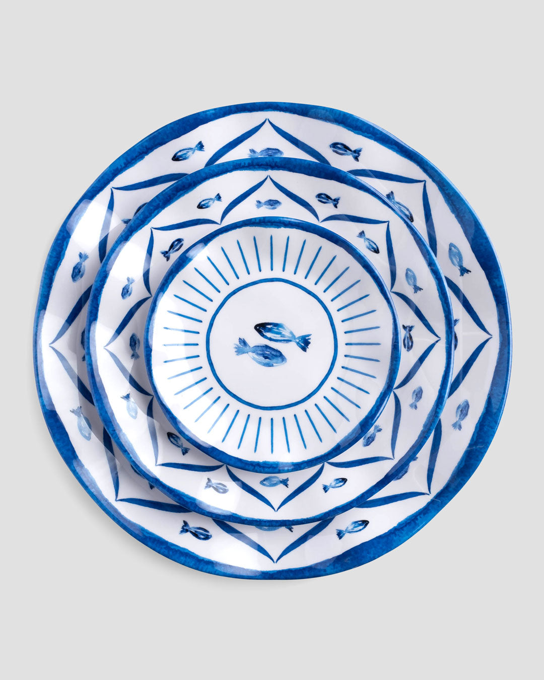 Sardinia Melamine Canape Plate