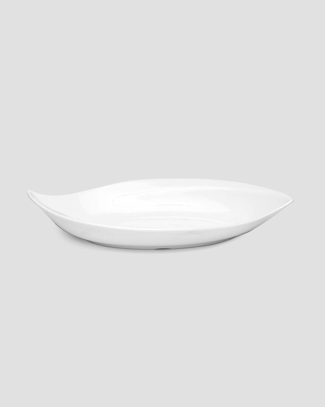 Small Petal White Melamine Serving Platter