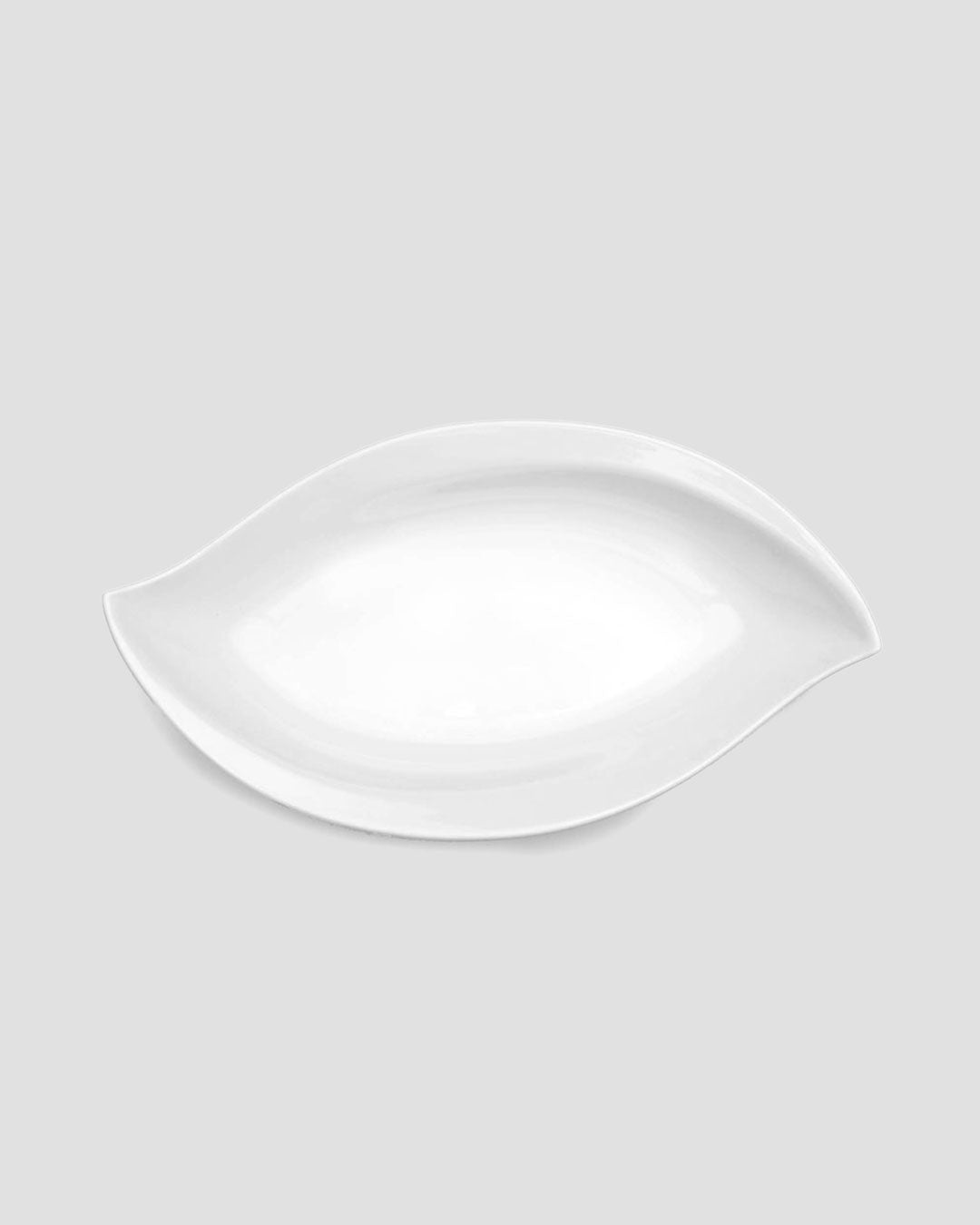 Small Petal White Melamine Serving Platter