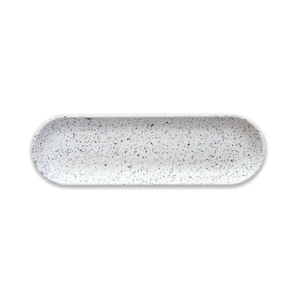 Potter Terrazzo Recycled Melamine Long Oval Platter