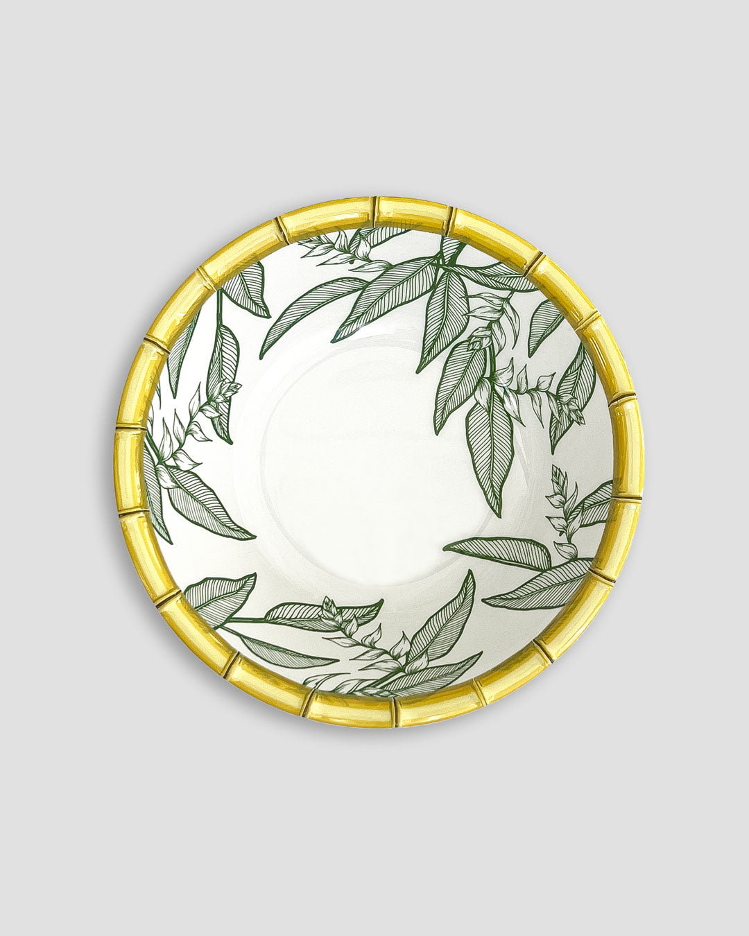 Zen Bamboo Leaf Melamine Personal Bowl