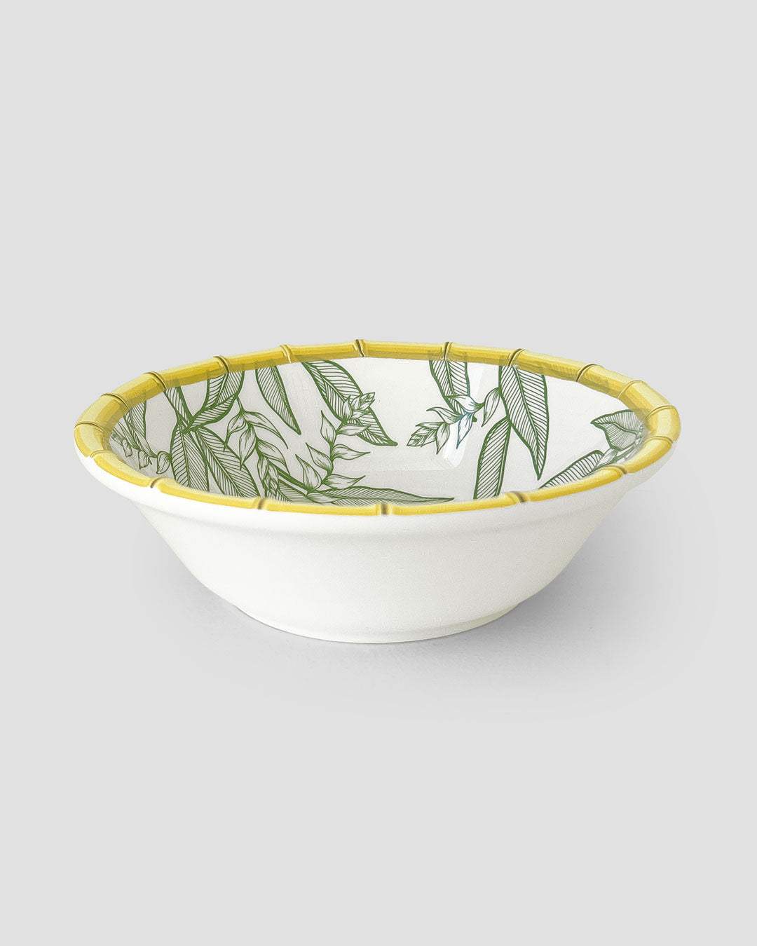4316q Zen Bamboo Leaf Melamine Personal Bowl – Q Home