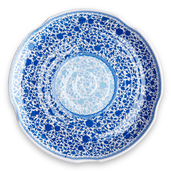 Heritage Blue Melamine Large Serving Platter