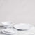 Ruffle White Melamine Round 12pc Dinnerware Set