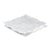 Ruffle White Melamine Square Small Platter