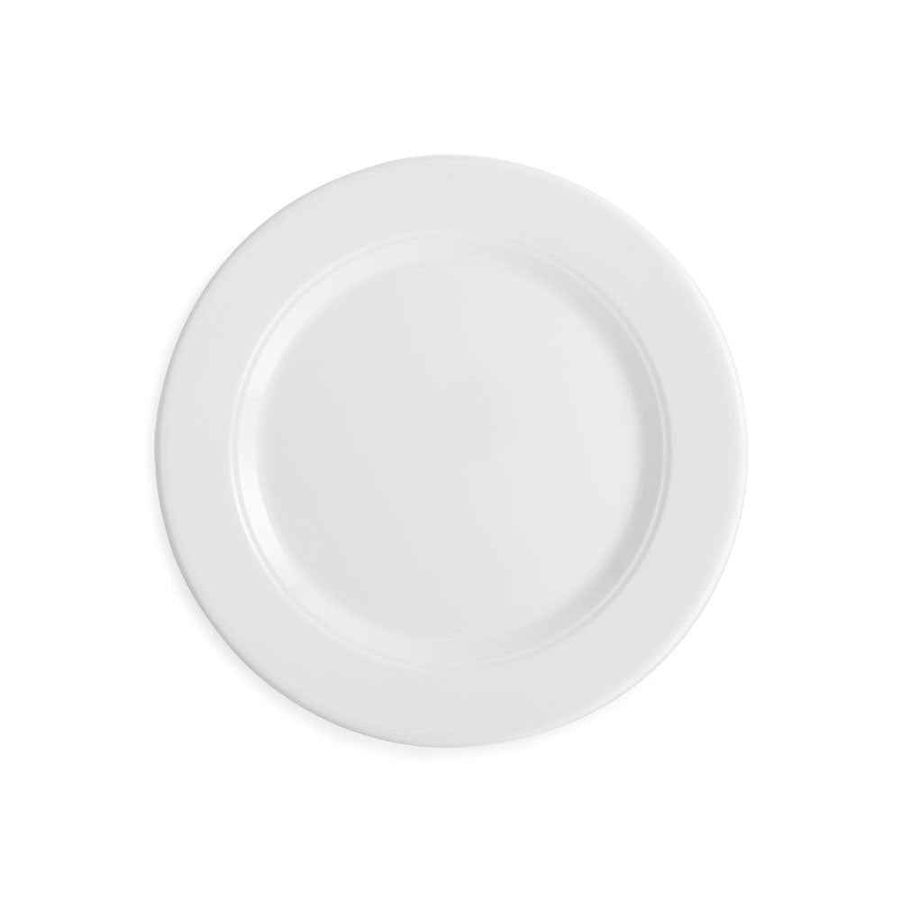Diamond White Melamine Round Salad Plate