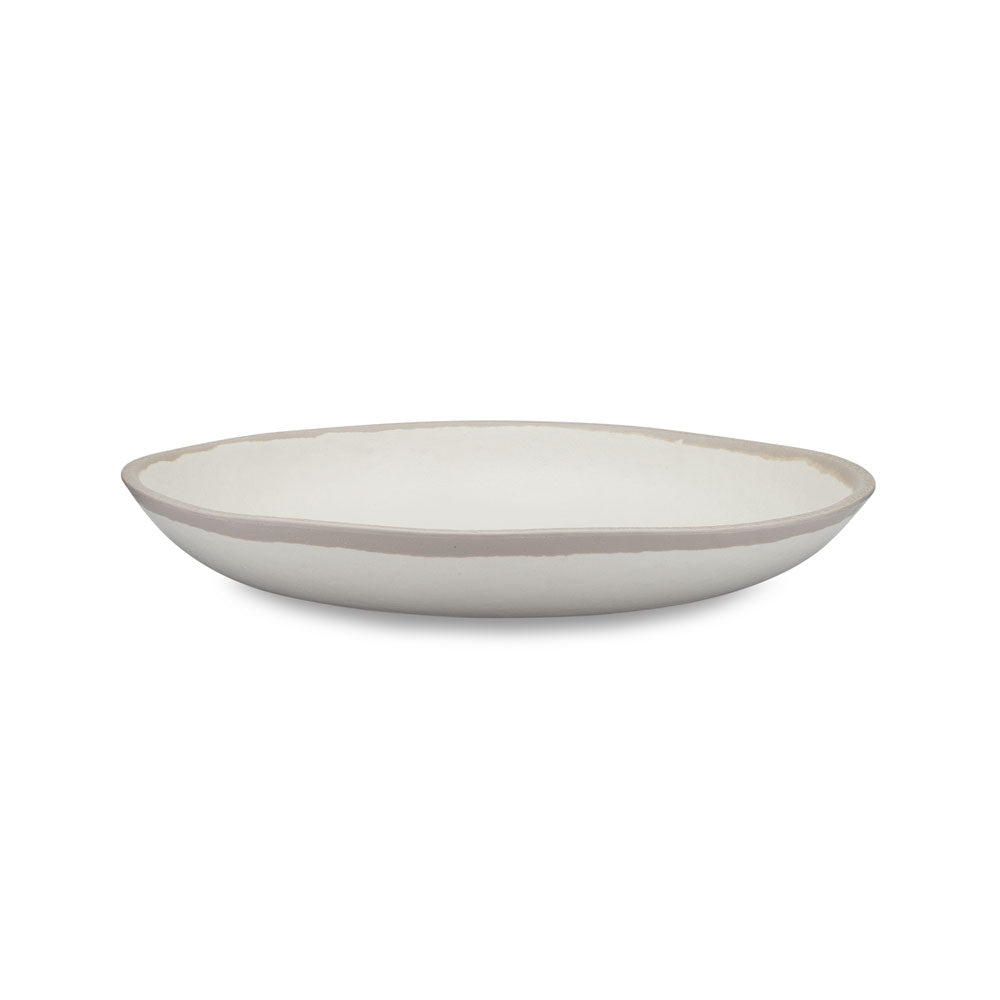 Potter Stone Gray Melaboo™ Dinner Plate