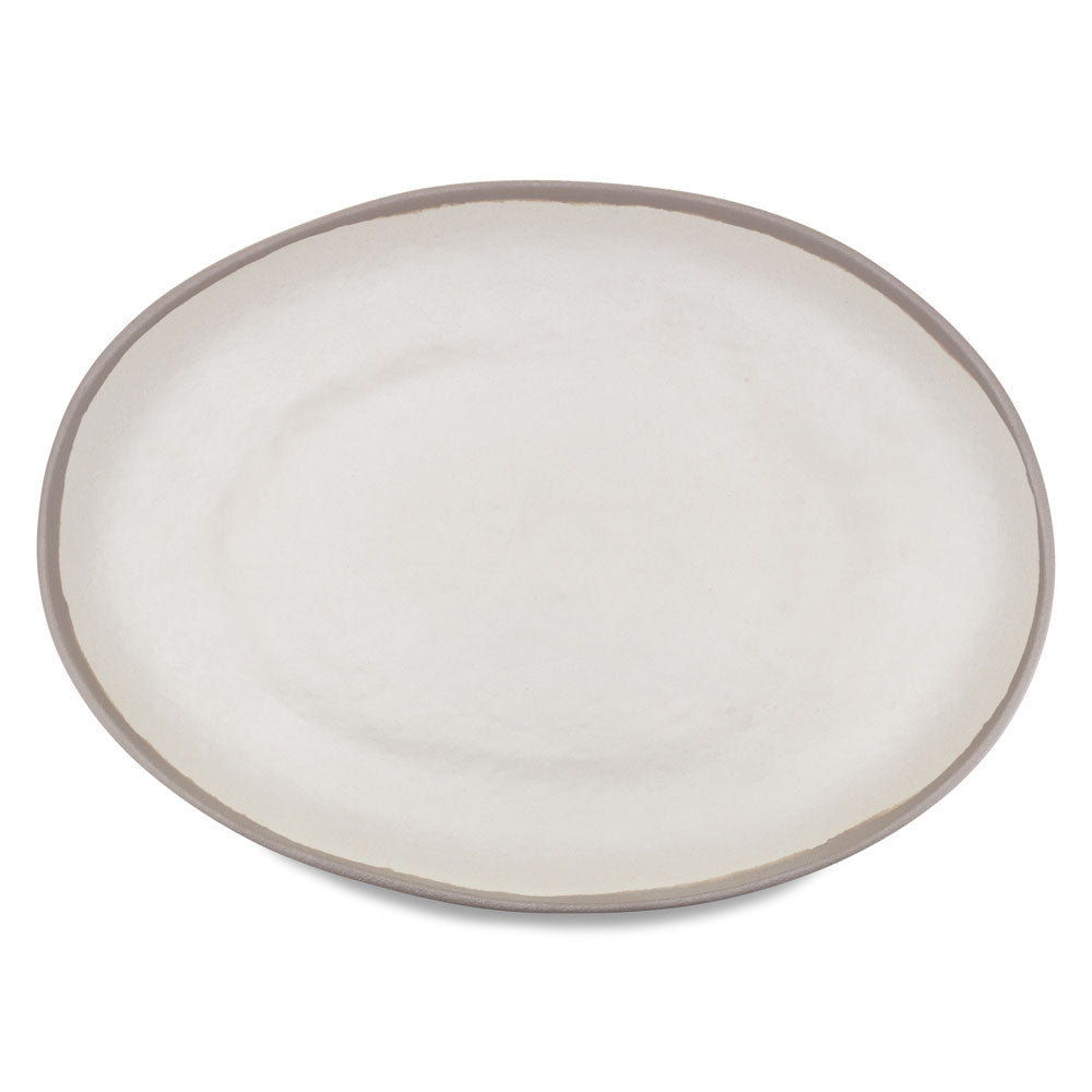 Potter Stone Gray Melaboo™ Oval Platter