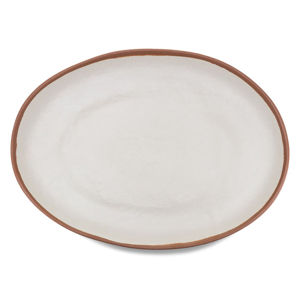 Potter Terracotta Brown Melaboo™ Oval Platter