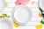 Patio Luxe Lightweight White Dinner Plate