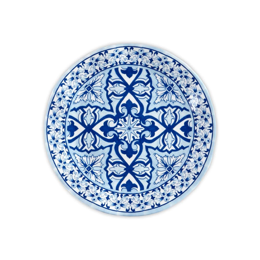 Talavera in Azul Blue Melamine Salad Plate