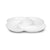 Large Clover White Melamine Serving Platter